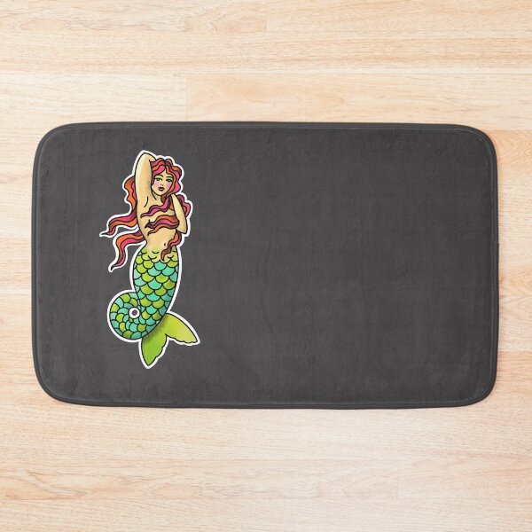 Item preview, Mermaid tattoo, neotraditional style designed and sold by weilertsen.