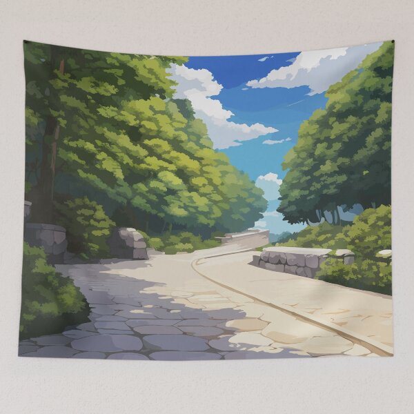 Item preview, Cobbled Countryside Landscape designed and sold by DJSK.
