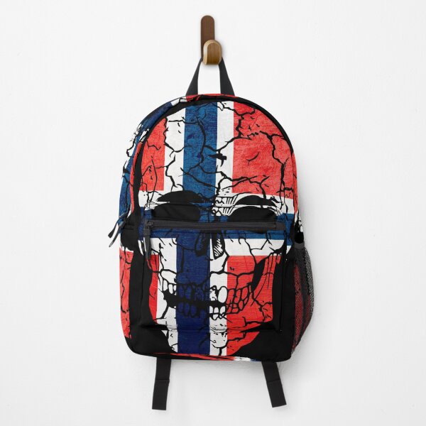 Item preview, Skull Flag of Norway,halloween designed and sold by EpicMaps.