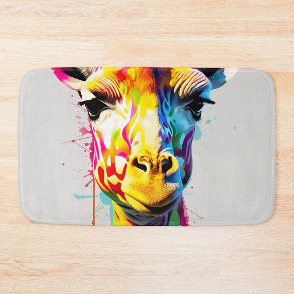 Item preview, Colorful Giraffe in a Vibrant World designed and sold by Venon28.