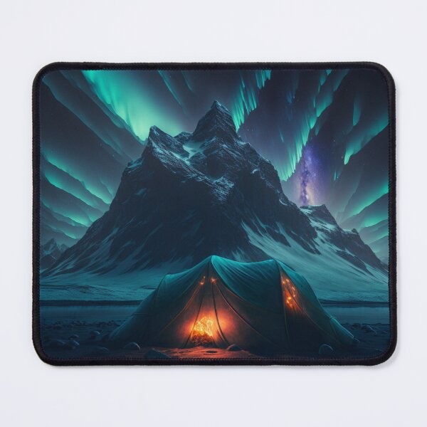 Item preview, Aurora Borealis Over Lake/Constellation Starry Sky/Interstellar Art designed and sold by aiphotosart.