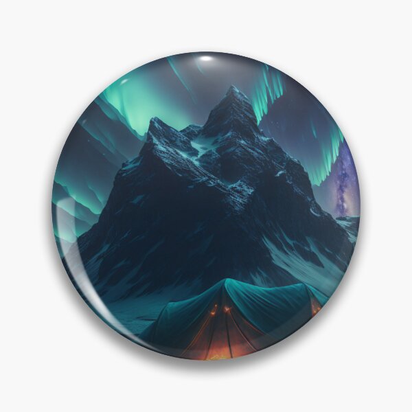 Item preview, Aurora Borealis Over Lake/Constellation Starry Sky/Interstellar Art designed and sold by aiphotosart.