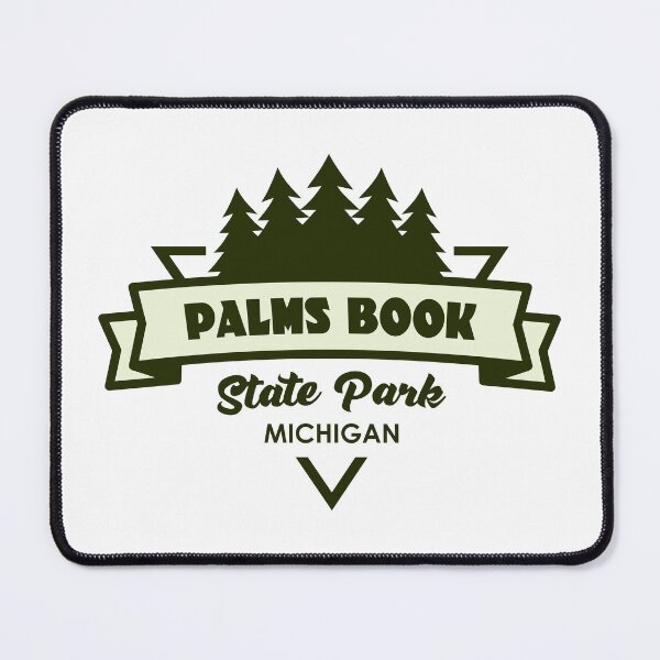 Item preview, Palms Book State Park Michigan Trees And Ribbon designed and sold by bivenart.