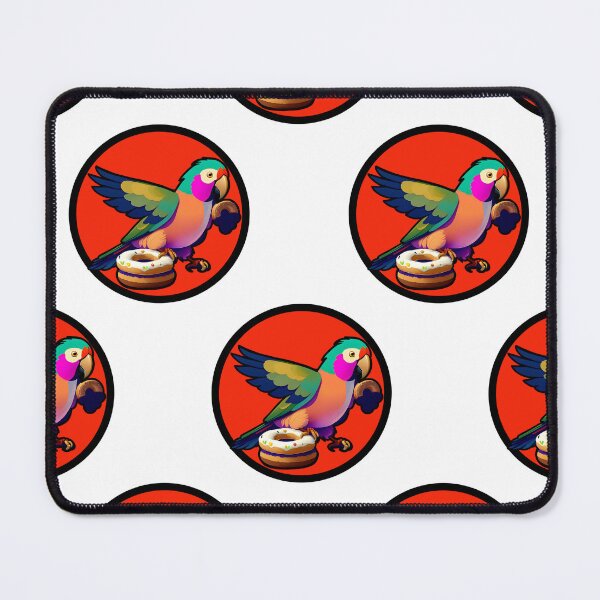 Item preview, Cute Parrots With Donuts designed and sold by AgataKaja.