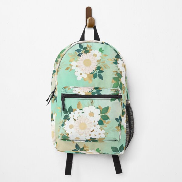 Item preview, Romantic White Flowers Mint Watercolor Design designed and sold by NdesignTrend.