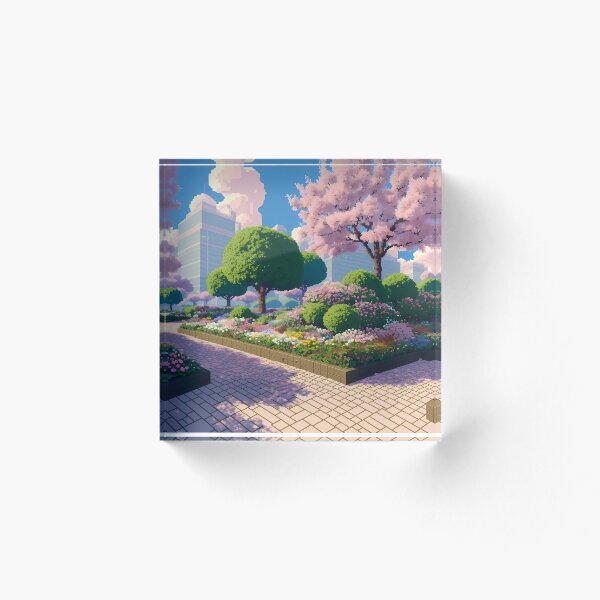 Artikelvorschau, Bunte Pixelparkkunst entworfen und verkauft von DeransDesigns.