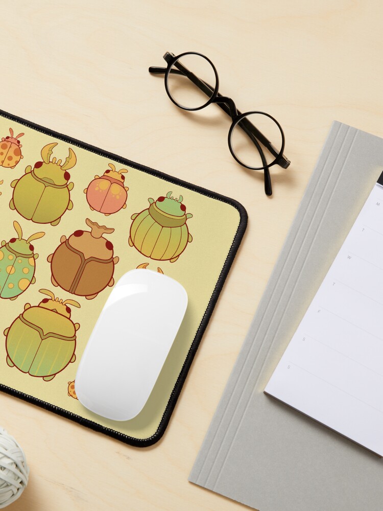 Thumbnail 3 of 5, Mouse Pad, Colorful beetles designed and sold by Rihnlin.