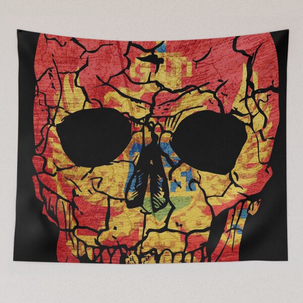 Item preview, Skull Flag of Montenegro,halloween designed and sold by EpicMaps.