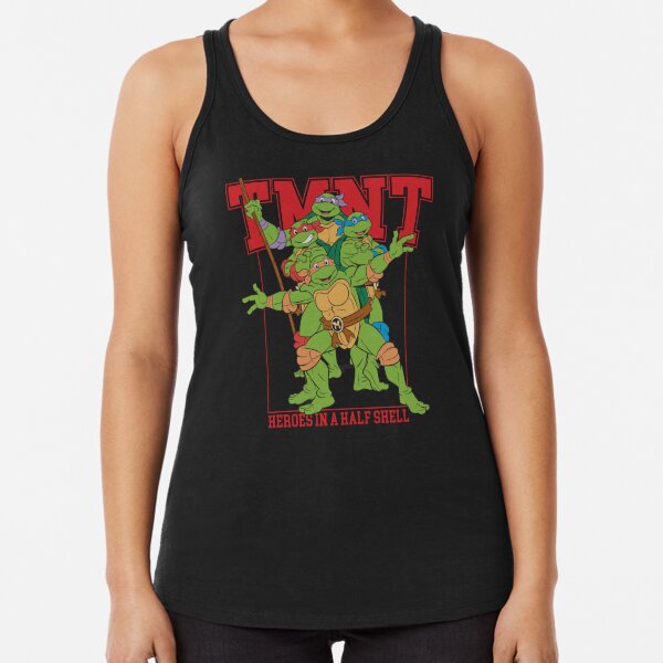 Women's Teenage Mutant Ninja Turtles Group Wave Racerback Tank Top