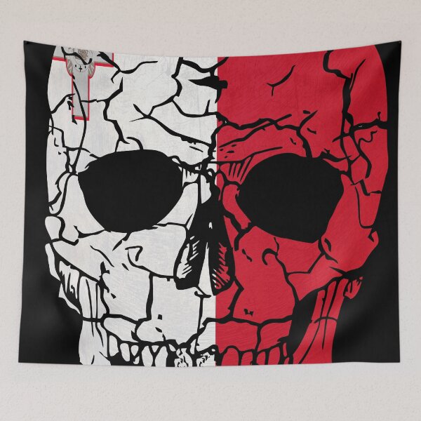 Item preview, Skull Flag of Malta,halloween designed and sold by EpicMaps.