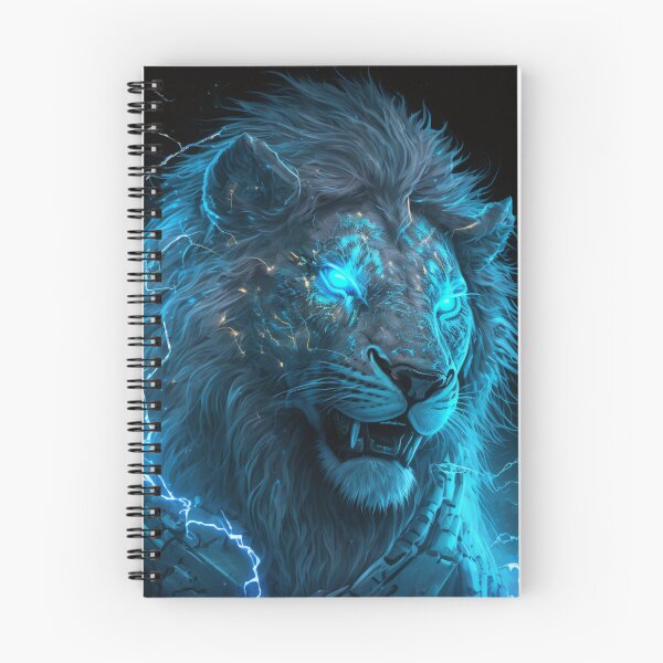 Item preview, Cyber Neon Lion designed and sold by AxeWave.