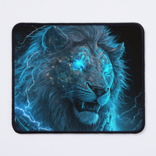Item preview, Cyber Neon Lion designed and sold by AxeWave.