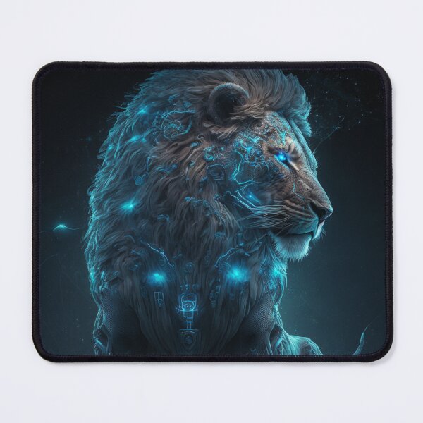 Item preview, Cyber Neon Lion designed and sold by AxeWave.