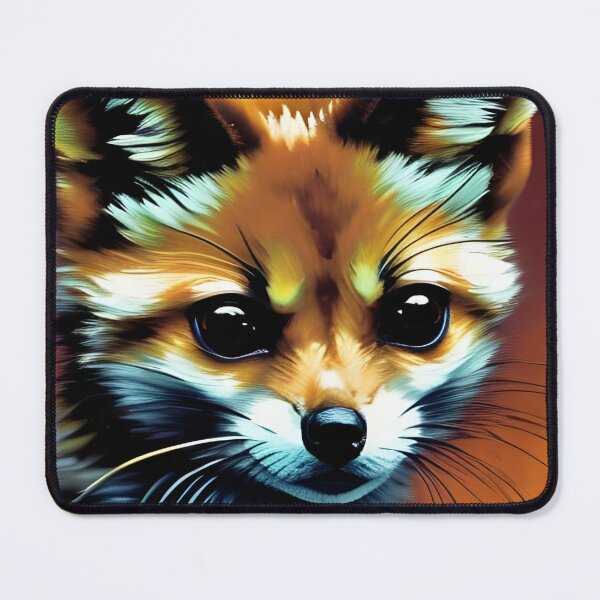 Item preview, Rustic Fennec Fox, impasto, Ai Generated Art designed and sold by ACC .