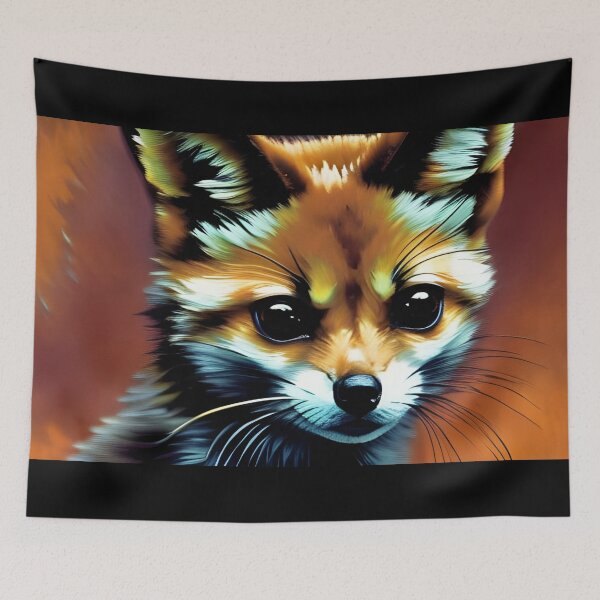 Item preview, Rustic Fennec Fox, impasto, Ai Generated Art  designed and sold by ACC .