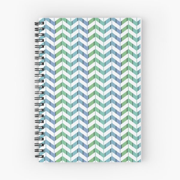 Item preview, Zigzag striped pattern. Blue, green, white stripes designed and sold by marinaklykva.