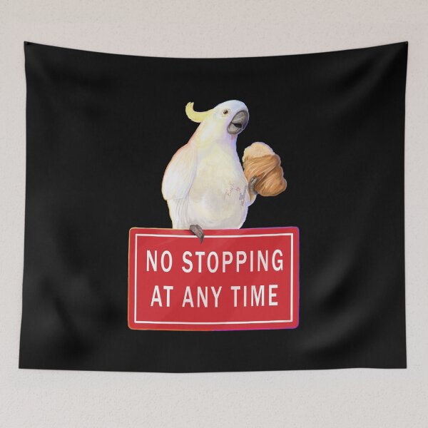 Item preview, Cockatoo Croissant, painting designed and sold by AK-Hevonen.