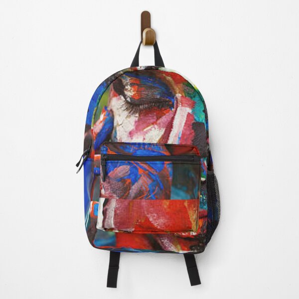 Item preview, Living painting - young woman completely covered with thick paint designed and sold by MTShoppingLine.