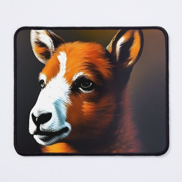 Item preview, Rustic Lamb portrait, impasto, Ai Generated Art designed and sold by ACC .