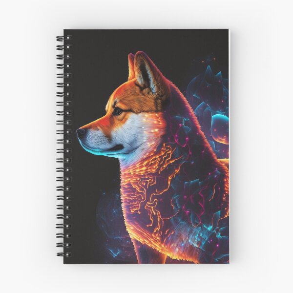Item preview, Cyber Fire Shiba Inu designed and sold by AxeWave.