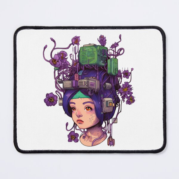 Item preview, Electric blossom girl designed and sold by Abstraktz.