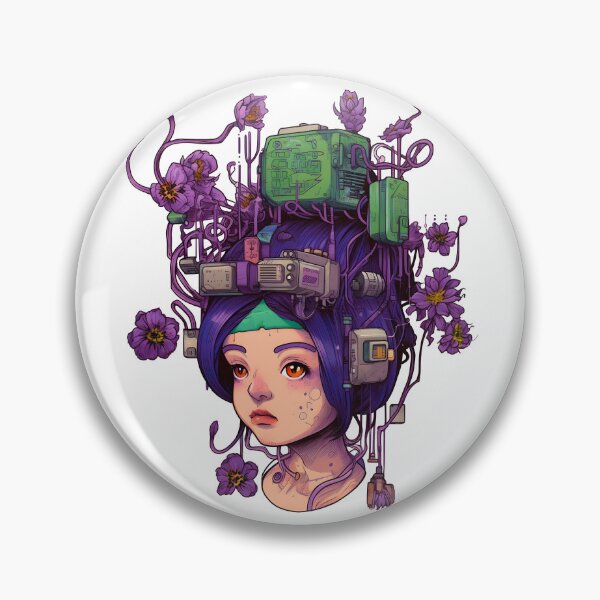 Item preview, Electric blossom girl designed and sold by Abstraktz.
