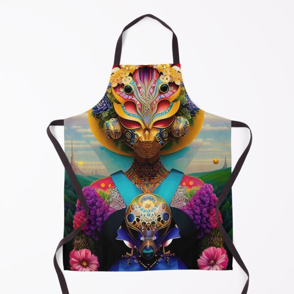 Item preview, Robotic head with natural elements, illustration. designed and sold by HAKKI ARSLAN.