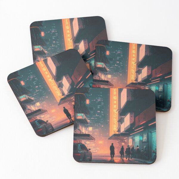 Item preview, Neon Nights in the Megacity designed and sold by Venon28.