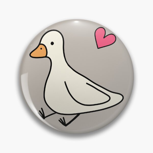 Item preview, Goose heart doodle designed and sold by mareeka.