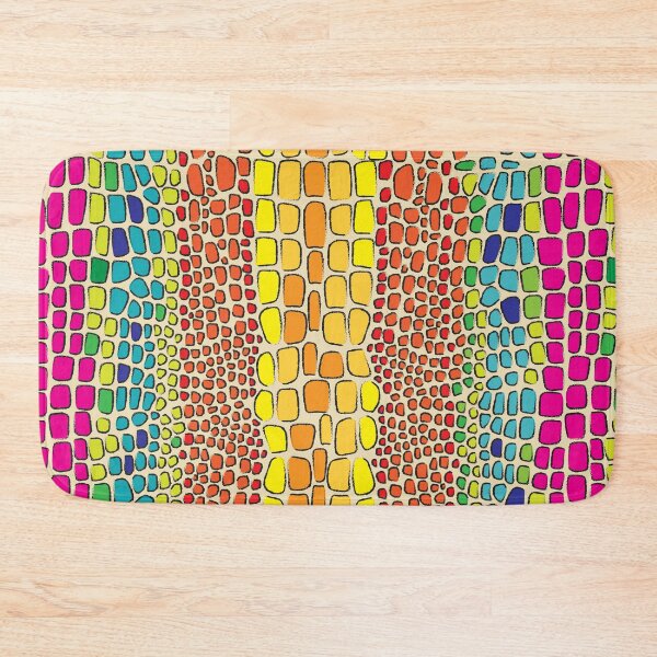 Item preview, Crocodile skin abstract pattern ( colorful)  designed and sold by DoodleDooArt.