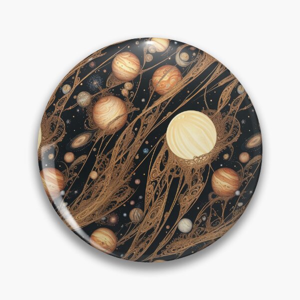 Item preview, Planets and Star Fractal Pattern designed and sold by Saltys-Shop.