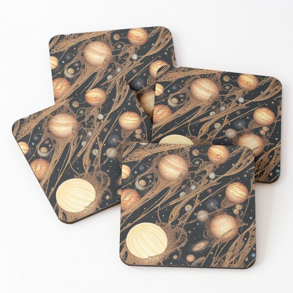 Item preview, Planets and Star Fractal Pattern designed and sold by Saltys-Shop.