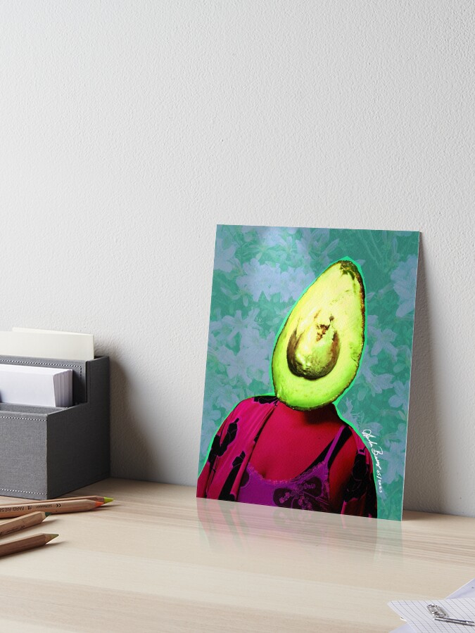 Avocado fresco su sfondo scuro. concetto di cibo vegetariano. wall mural •  murals dark, exotic, lifestyle