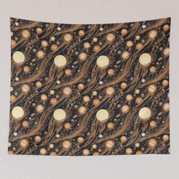 Item preview, Planets and Star Fractal Pattern designed and sold by Saltys-Shop.