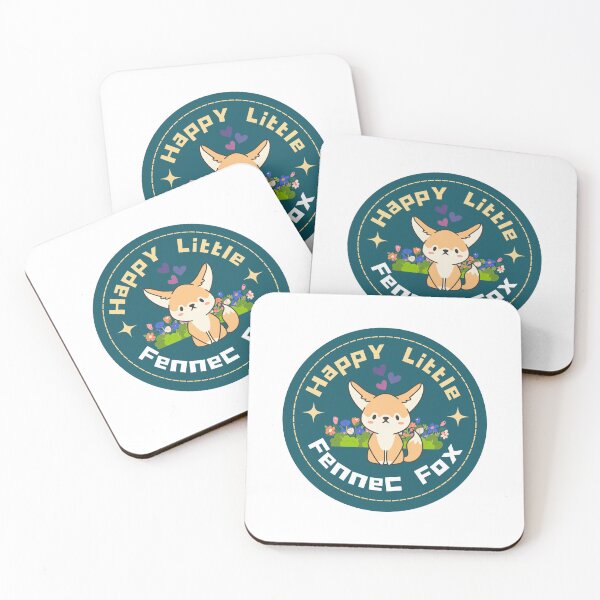 Item preview, Happy LIttle Fennec Fox Fun Sticker designed and sold by Wonder Of Light.