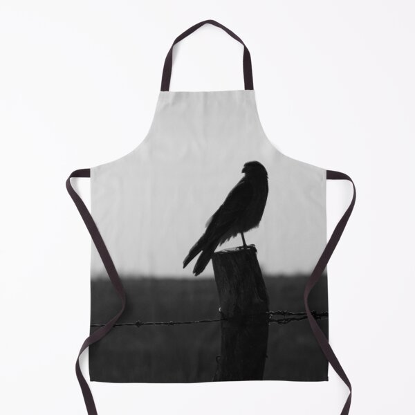 Item preview, Hunting bird on a post, black and white fine art photography designed and sold by nachodramis.