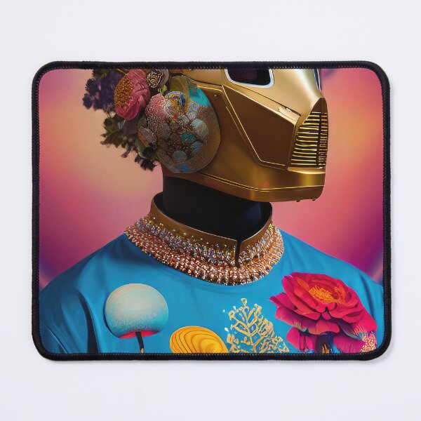 Item preview, Robotic head with natural elements, illustration. designed and sold by HAKKI ARSLAN.