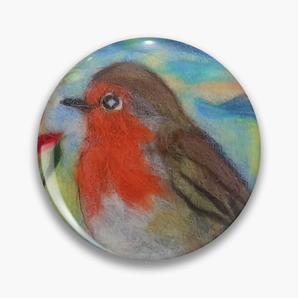 Item preview, garden bird robin robin nature protection ecology designed and sold by FLEURDELAINE04.