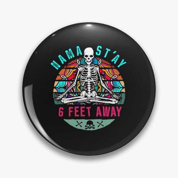 Item preview, Yoga Namaste 6 Feet Away I Funny Sarcastic designed and sold by ChrisFeil.