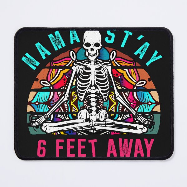 Item preview, Yoga Namaste 6 Feet Away I Funny Sarcastic designed and sold by ChrisFeil.