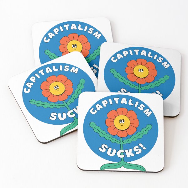 Item preview, Capitalism sucks designed and sold by Moth Hawke Designs.