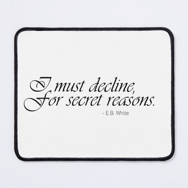 Item preview, I Must Decline designed and sold by Cayenne9.