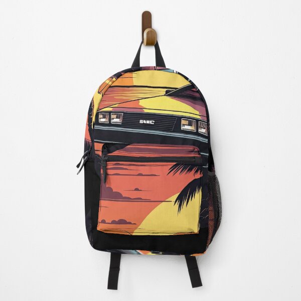 Item preview, DeLorean inspired car Sunset reflection designed and sold by TeePulseMania.