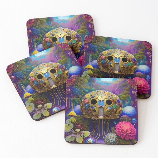 Item preview, Robotic head with natural elements, illustration. designed and sold by HAKKI ARSLAN.