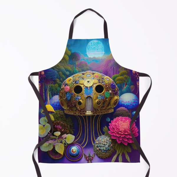 Item preview, Robotic head with natural elements, illustration. designed and sold by HAKKI ARSLAN.