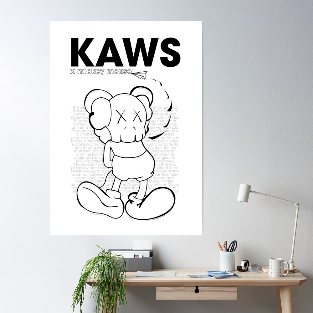 Kaws Poster, Kaws Figure Print, Kaws Wall Art, Hypebeast Art, Hypebeast  Wall Decor, Modern Art, Pop Art, Room Wall Art, Oversize Poster 