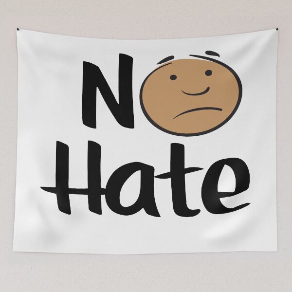 Item preview, No Hate Kid African American Cute Child With Frown designed and sold by ProjectX23.