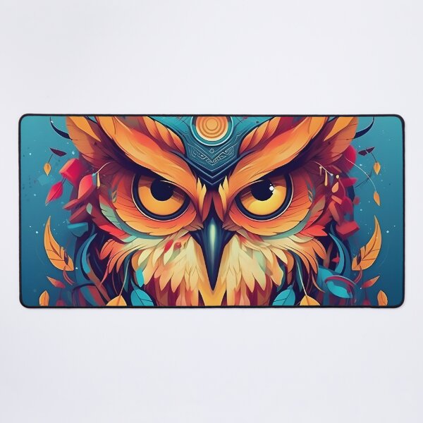 Item preview, Abstract owl designed and sold by Cr-AI-tive.