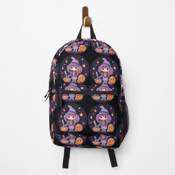 Item preview, Cute Kitchen Witch | City, Modern, Urban, Purple, Kawaii, Halloween, Anime designed and sold by FantasySoul.