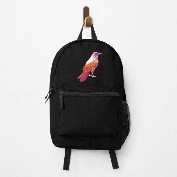 Item preview, Pride bird: Lesbian flag crow designed and sold by Kleze.